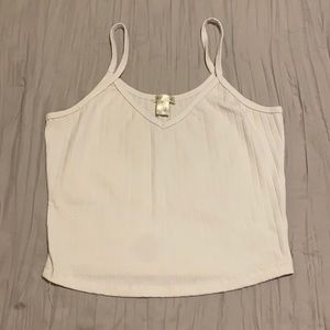 White tillys crop top